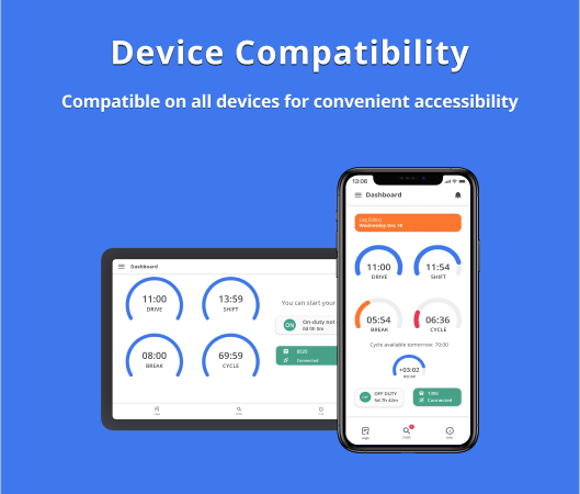 MR.ELD dashboard on a phone and tablet